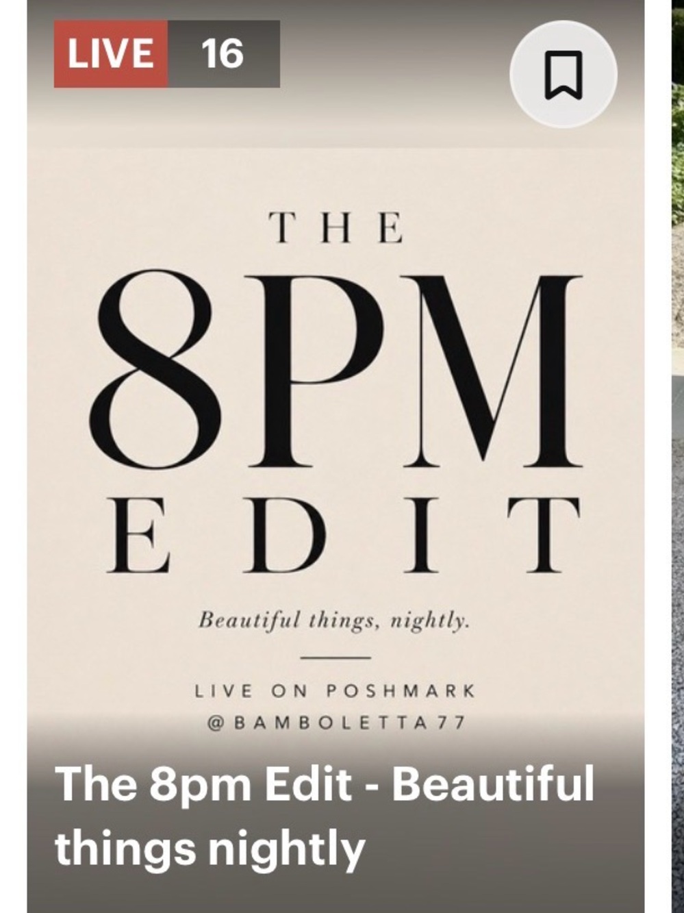 The 8PM Edit Decorative Print - Cream and Black